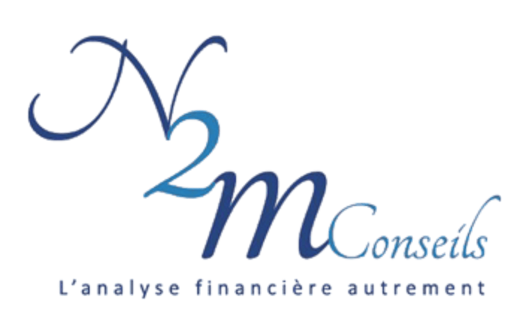 logo du cabinet de multi family office et gestion de patrimoine N2M Conseils avec pour slogan l'analyse financière autrement